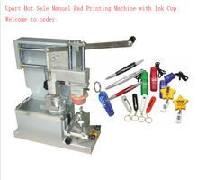 free shipping simple operation seal ink cup hand pad printer