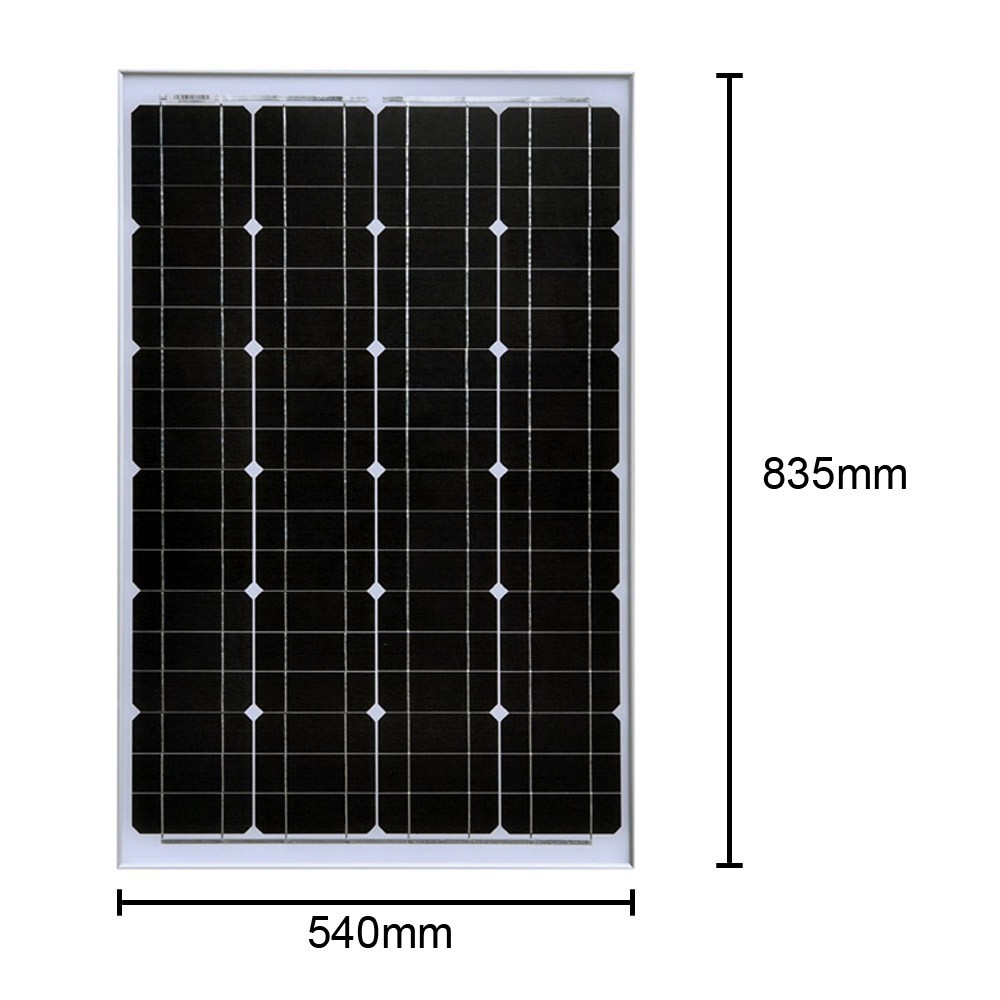 Купить 60W солнечной панели для 12v системы, монокристаллические ...