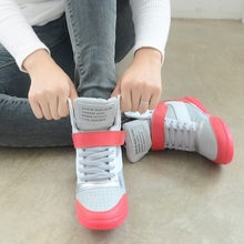 2014 Fashion Women Spring And Autumn Casual Shoes Breathable Height Increasing Wedge High Heels Canvas Shoes