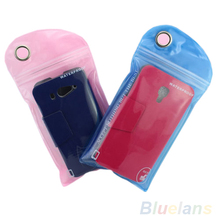 Wholesale 5Pcs lot Waterproof Bag Case Cover Swimming Beach Pouch For iPhone Mobile Cell Phone 1NAO