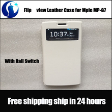 view window Flip Leather case With Hall switch For Mpie MP G7 Smart Phone Free Shipping