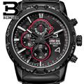 Switzerland watches men luxury brand Wristwatches BINGER quartz watch multifunctional military Stop Watch glowwatch B6011 3