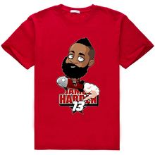 2016 design brand James Harden Basketball Summer Men’s Cotton Short Sleeve T-shirt Fashion Casual Tee shirt 3D digital AW1109