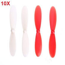 10 Sets Hubsan X4 QX90 H107D H107D+ H107C+ Propeller Prop Red&White H107D-A06