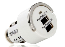 3.1A Dual USB Car Charger Universal Dual USB Car Charger For iPad for iPhone for Mobile Phone Short Circuit Protection