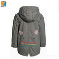 YAKUYIYI 2016 Brand New Autumn Girls Coat warm hooded kids girl winter jacket brand fashion Children