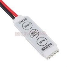 2014 New Cheap Mini RGB Controler Dimmer Switch For 5050 3528 SMD LED Lights Strip DC 12V