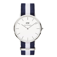Daniel Wellington luxury fashion brand watches DW military style watches for men nylon strap quartz watch