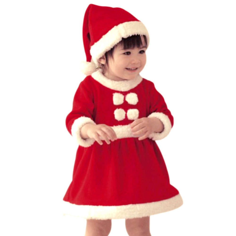 Santa claus child on sale dress