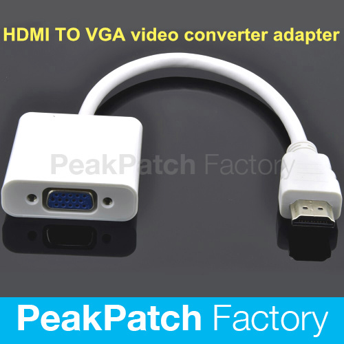 HDMI To VGA Cable Adapter HDMI Male to VGA Female Adapter HDMI To VGA Cable Converter  For Laptop Notebook Monitors