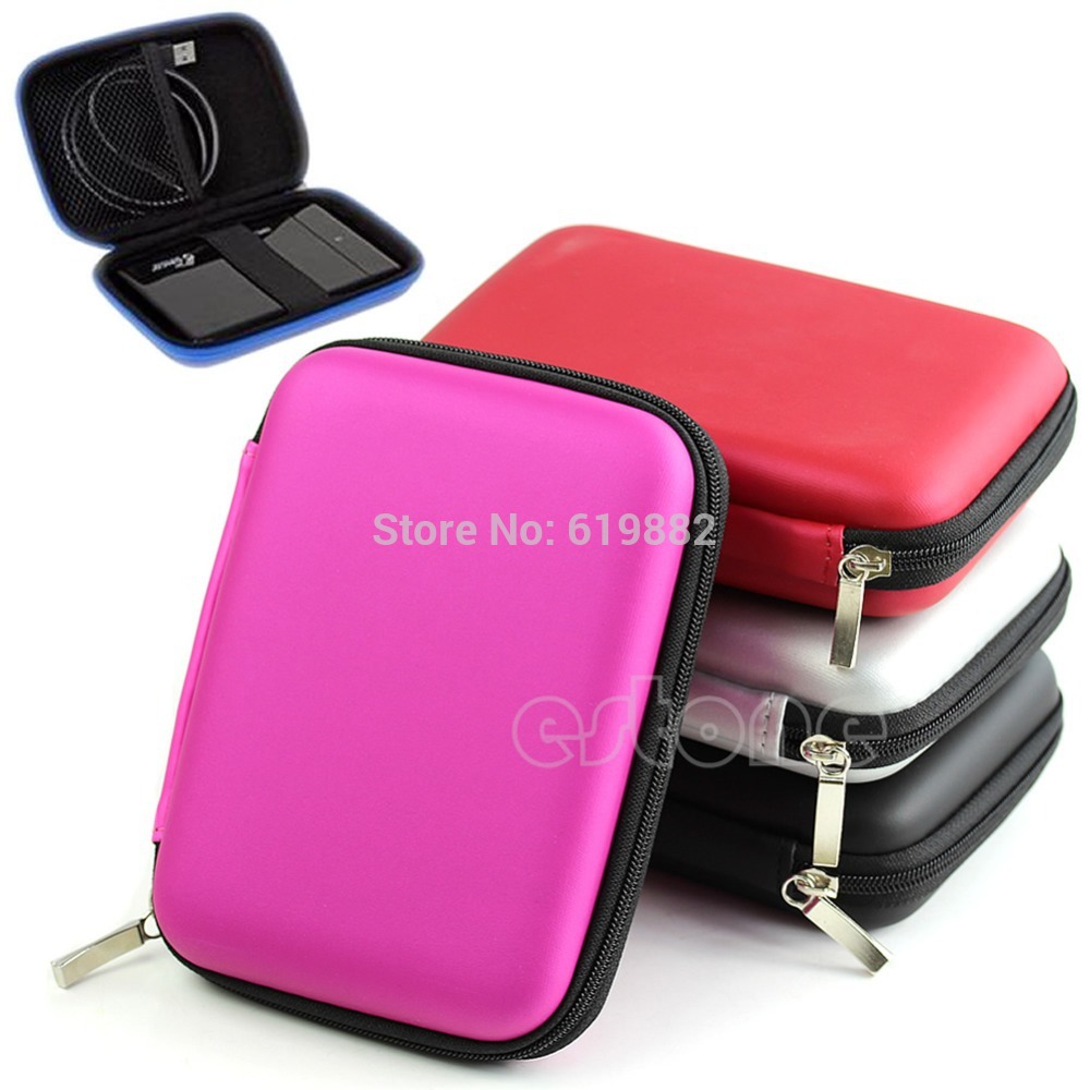 Free Shipping Hand Carry Case Cover Pouch for 2 5 USB External WD HDD Hard Disk