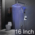 Fashion Rain Shower Set 8 10 12 16 inch Single handle In Wall Faucet Bath and