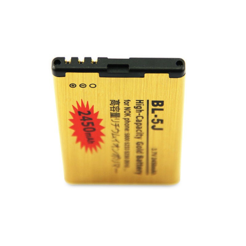 100pcs-lot-high-Capacity-Gold-BL-5J-replacement-Battery-for-Nokia-5800-5230-5233-2010-BL