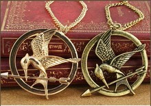 Sunshine jewelry store the hunger games necklaces pendants X339 10 free shipping 