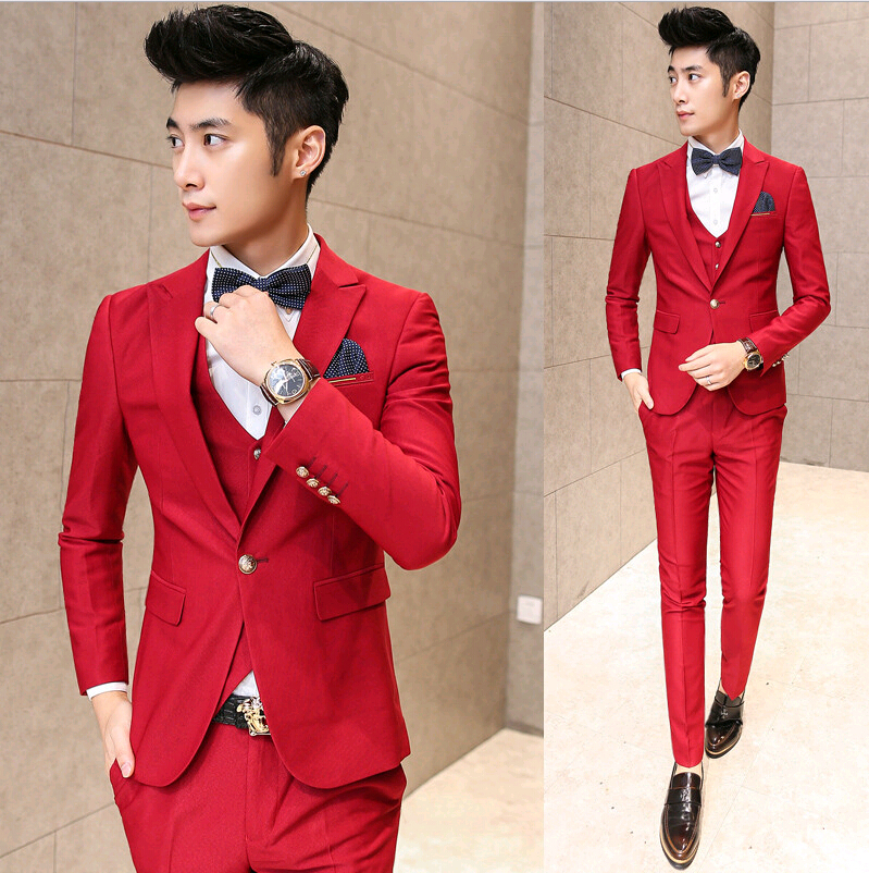 High Quality Korean 3 Piece Suits Mens Wedding-Buy Cheap Korean 3