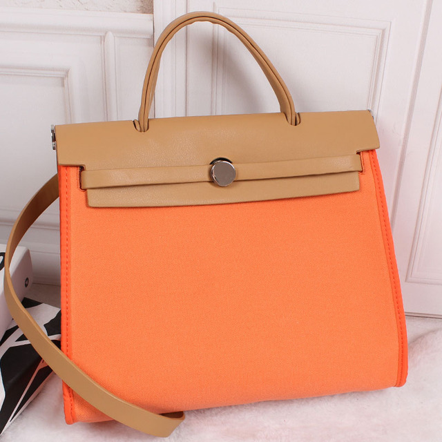 Good quality fashion pu leather stitching hit color canvas casual totes ladies handbag shoulder bag across body messenger bag