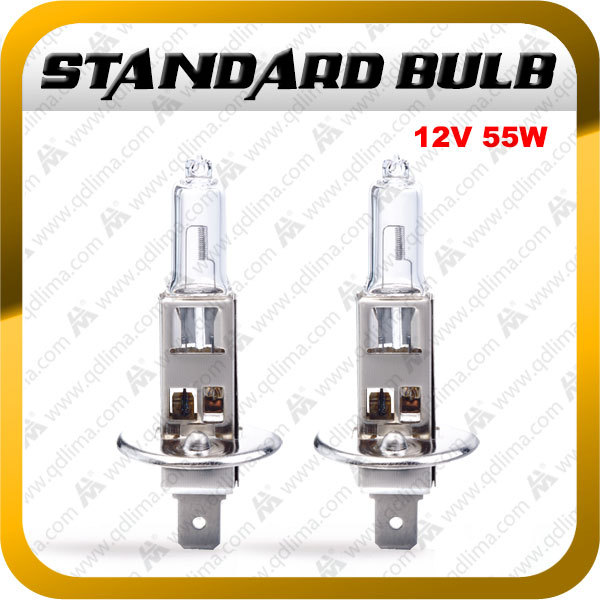 10pcs H1 standard clear 3500K 12V 55W emark E1 halogen automotive lamp