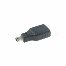 Горячая распродажа новый USB 2.0 А женщина к мини-usb B 5 контакт. мужской адаптер разъем высокое качество