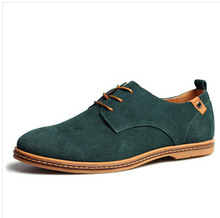 2014 autumn winter shoes men leather Suede Big Size men sneakers outdoor casual oxford High Quality