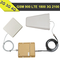 HOT GSM 900 1800 WCDMA 2100 Tri Band Booster 2G 3G 4G LTE 1800 65dB Mobile