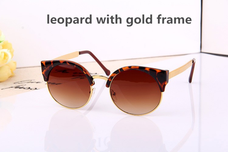 leopard with gold frame