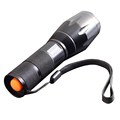 DIU 2200LM 10W 5 Modes Adjustable Focus CREE XML T6 LED 18650 Black Flashlight Torch