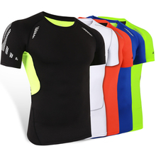 KINGBIKE Men T-Shirt Summer Brand Clothing Anti-Sweat Breathable Fitness Polyester Gym T Shirt Running Skate Tee Shirt Homme