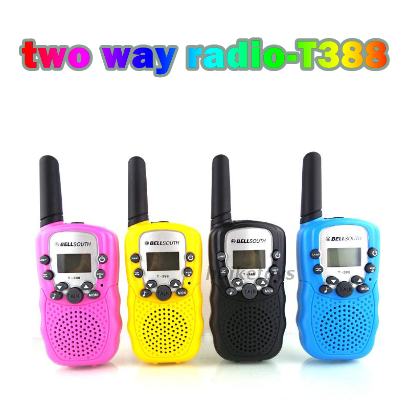 2pcs/pair toy walkie talkie T-388 UHF porket two way radio Mini Walkie Talkie Interphone Handheld