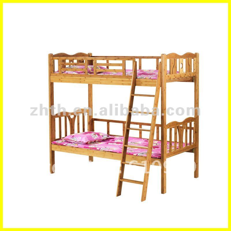 Green and Eco friendly bamboo kids double deck bedin Children Beds