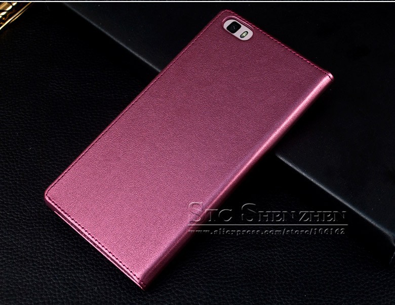 Phone fundas huawei p8 lite cover case flip leather (6)