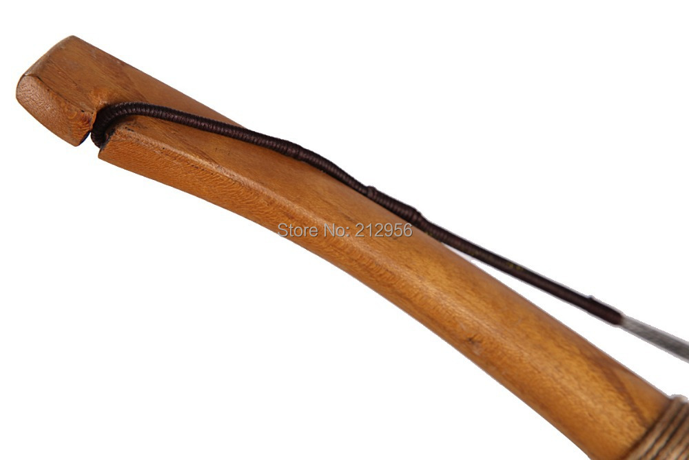 Longbowmaker Combination Set Traditional Archery Brown Pigskin Longbow Recurve Bow 6 Bamboo Arrows 20 60LBS C13XSYZ