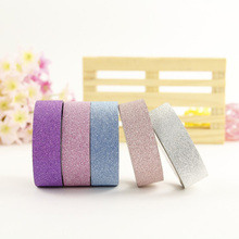 5pc decorative tape adhesive paper lot making art scotch floral sticky paper pink self adhesive sticker