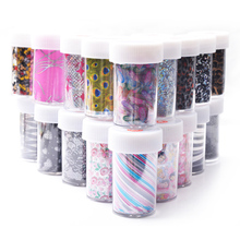 35Designs Nail Transfer Foils Stickers 4cmX100cm 12pcs lot DIY Nail Art Wraps Decals DIY Nail Beauty