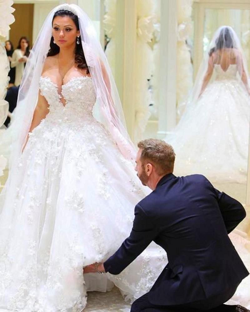 Jasmine busty italian Busty ball gown