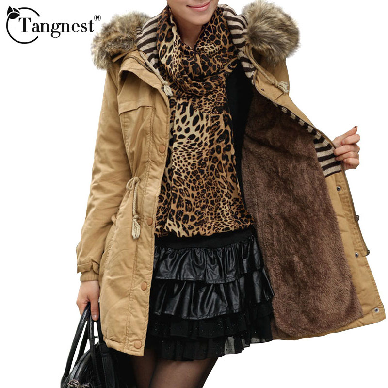 Khaki Parka Coat with Fur Hood Reviews Online Shopping Khaki Parka