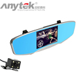 Anytek Q3 Car DVR HD Wide angle Dual lens Driving Recorder Night Vision Rear View Mirror