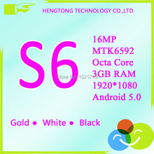 4G LTE S6 phone prefect 1 1 MTK6592 Octa Core 3G RAM 64G ROM 16MP Camera1920X1080