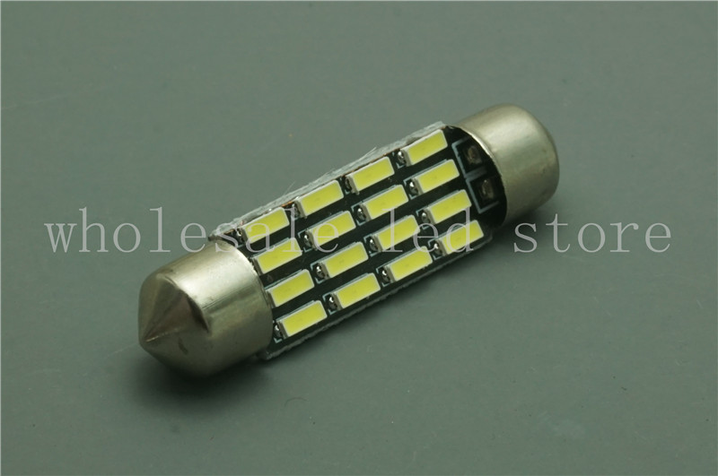 4 .    39  6411 6418 C5W 16SMD 4014 Canbus      # LK130