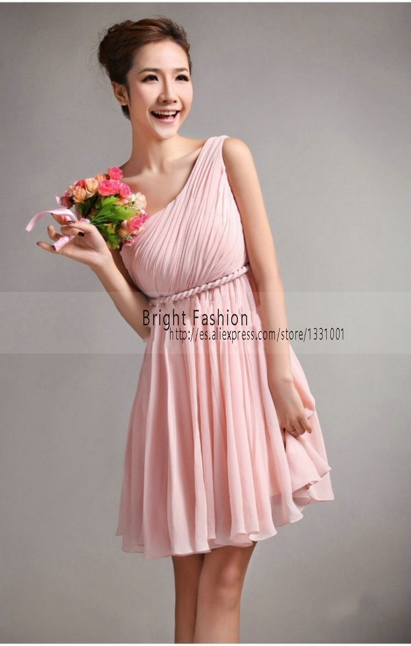 Blush Pink Bridesmaid Dresses For Cheap