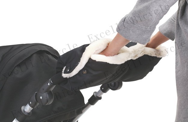 A02-baby stroller accessories winter waterproof anti-freeze pram hand muff baby carriage gloves baby buggy cart muff glove