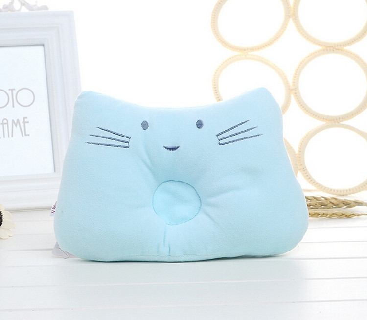 High Quality Baby Pillow Prevent Flat Head Health Baby Bedding Animals Nursing Pillow Embroidery Cotton Infant Sleep Pillow (3)