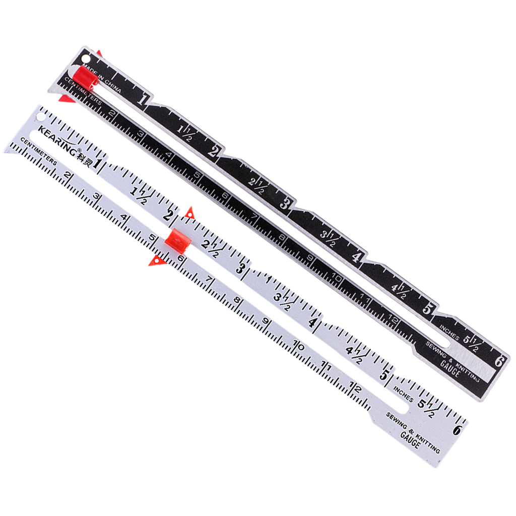 15cm ST-A23 Plastic Multifunction Sewing Gauge Sewing Ruler Measuring Scale Tool 