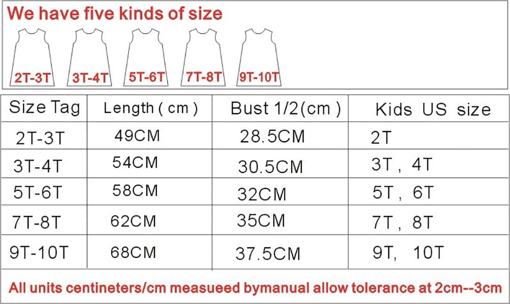 2t kid us size