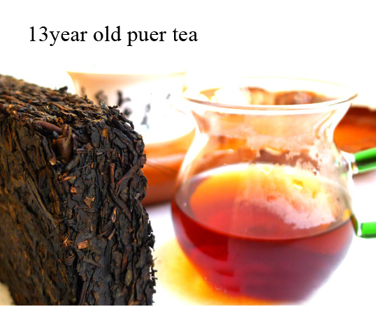 13year Classic puer tea 250g China Yunnan Pu er Ripe tea Tree Materials Pu erh lose
