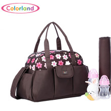 Large capacity waterproof Nylon Nappy Tote Hobos baby nursing messenger bag Mothers sorting bag travel bag zipper closure
