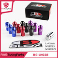 20Pcs pack JDM Blox Anti Theft Aluminum Wheel Lug Nuts Length 45mm M12x1 5 or M12x1