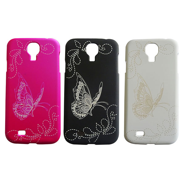 Best Seller Butterfly Protective Back Case Cover Mobile Phone Bags & Cases For Samsung Galaxy S4 i9500 Red