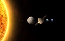 Solar System, Planets, Earth Science Satellite Cosmos Silk Canvas Posters, Children Bedroom Decoration Science Posters QT026