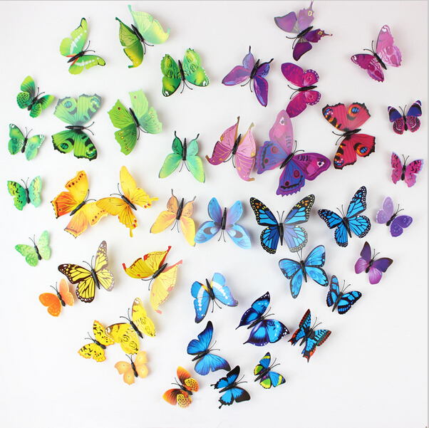 Butterflies12pcs  3d                