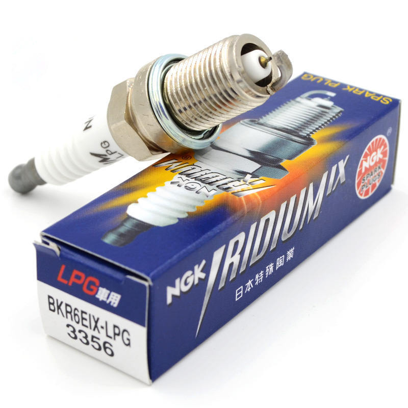 NGK iridium platinum spark plugs BKR6EIX-LPG, for LPG ,auto candle